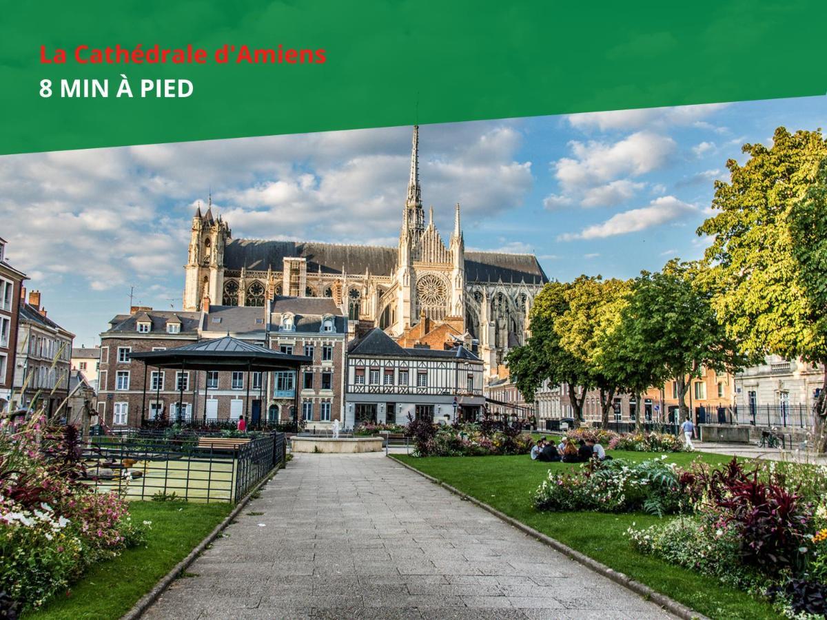 Cinema & Disney Avec Balcon & Parking En Hyper Centre Amiens Exterior foto